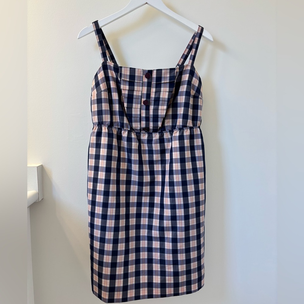 ANTHROPOLOGIE Maeve Plaid Dress, Sz L.